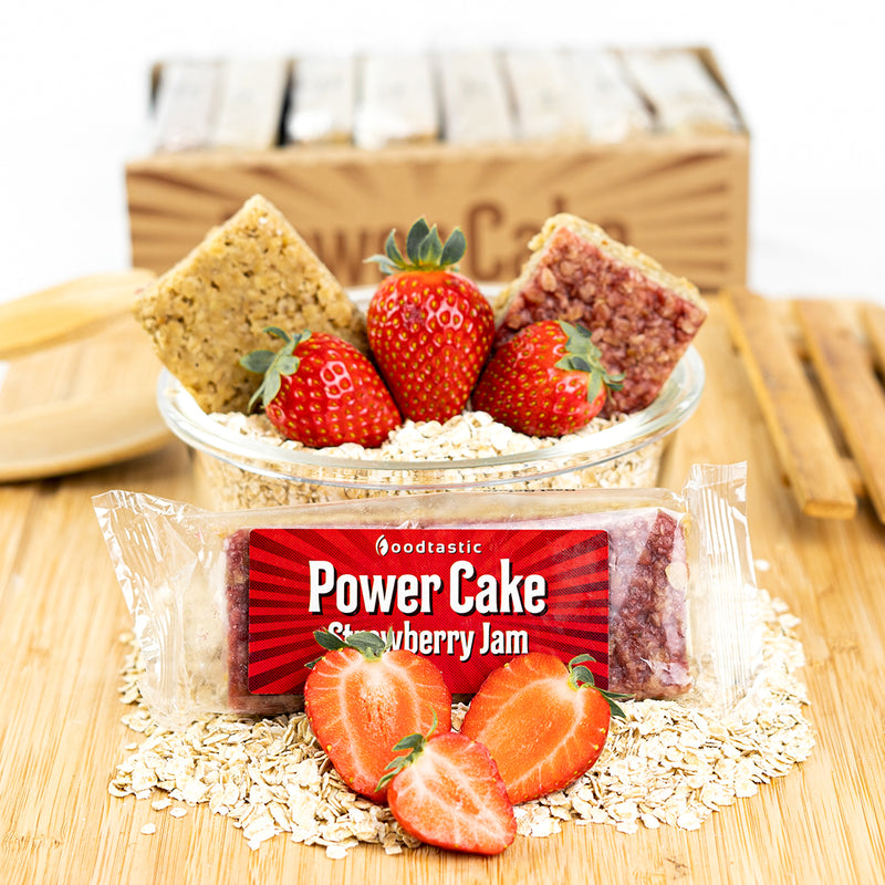 Foodtastic Power Cake 120g Strawberry Jam