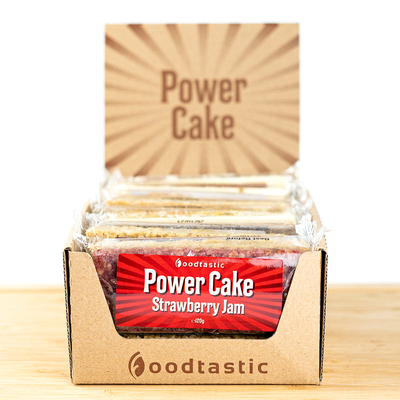 Foodtastic Power Cake 120g Strawberry Jam