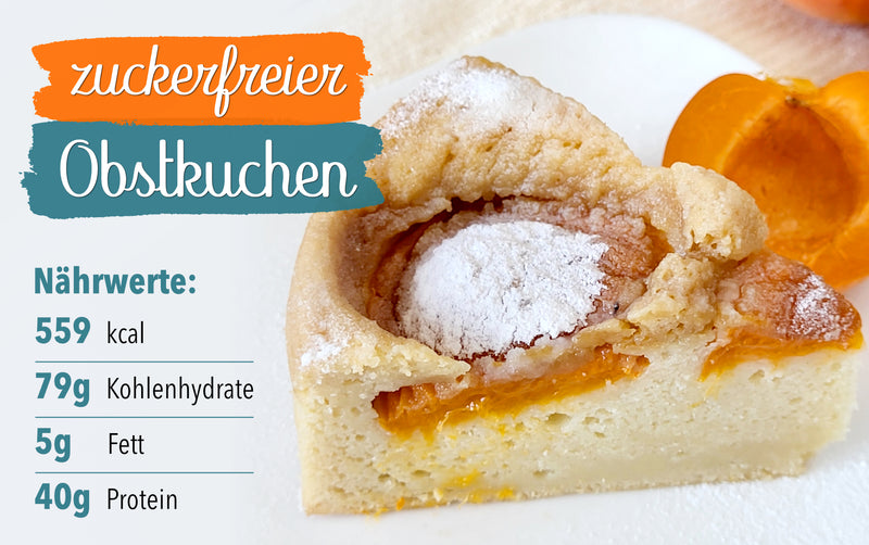 Zuckerfreier Obstkuchen