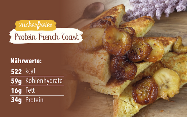 Zuckerfreies Protein French Toast