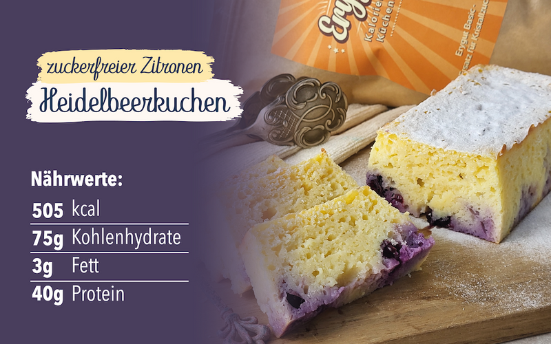 Zitronen Heidelbeerkuchen