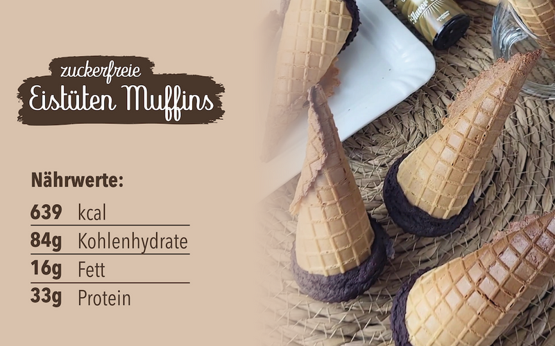 Eistüten Muffins Eistüten Muffins