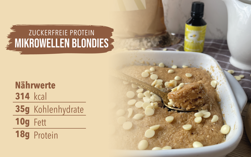 Mikrowellen Blondies