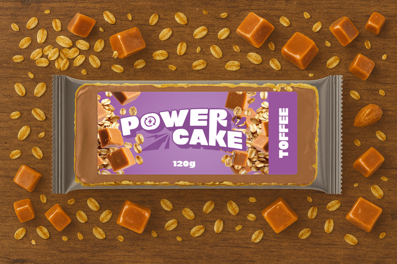 Foodtastic Power Cake 120g Toffee