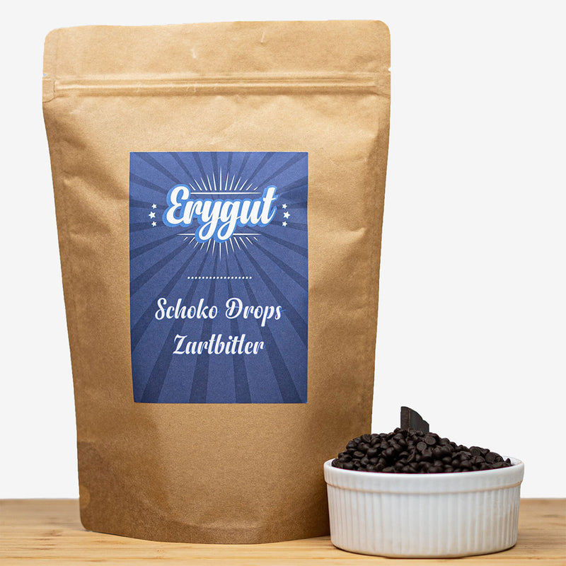 Foodtastic Erythrit Zartbitter Schokodrops