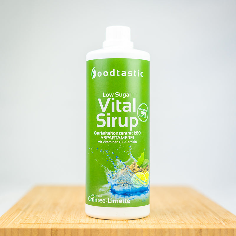 Foodtastic Vital Sirup - Grüntee-Limette