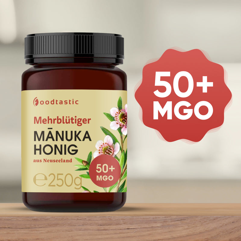Foodtastic Manuka Honig MGO 50+ 250g