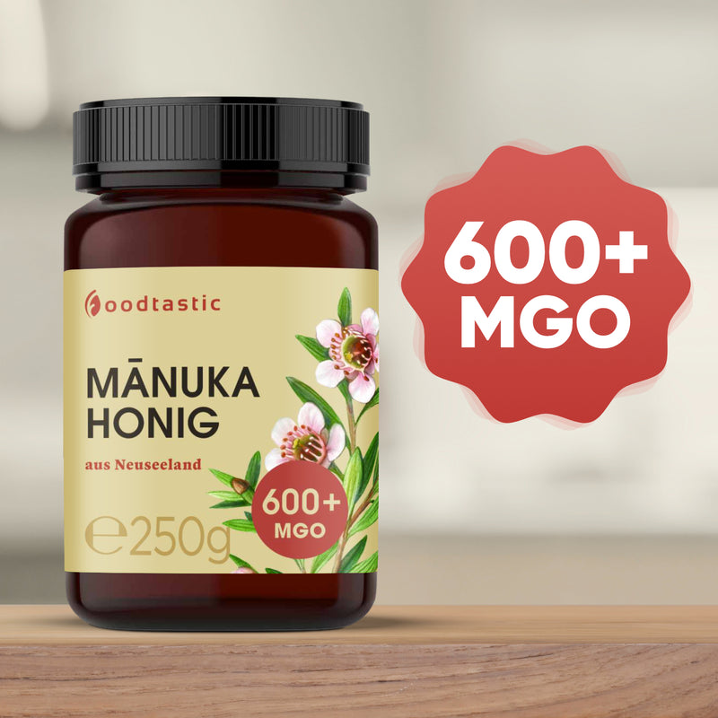 Foodtastic Manuka Honig MGO 600+ 250g