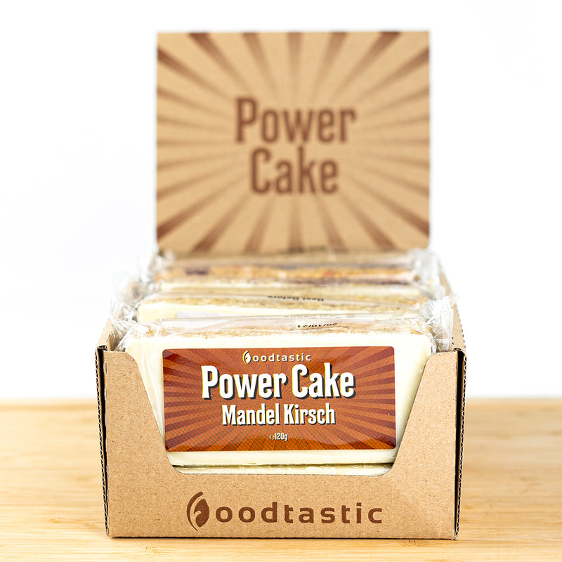 Foodtastic Power Cake 120g Mandel Kirsch