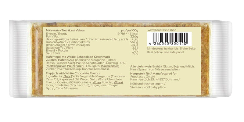 Foodtastic Power Cake 120g Weisse Schoko - Foodtastic Shop